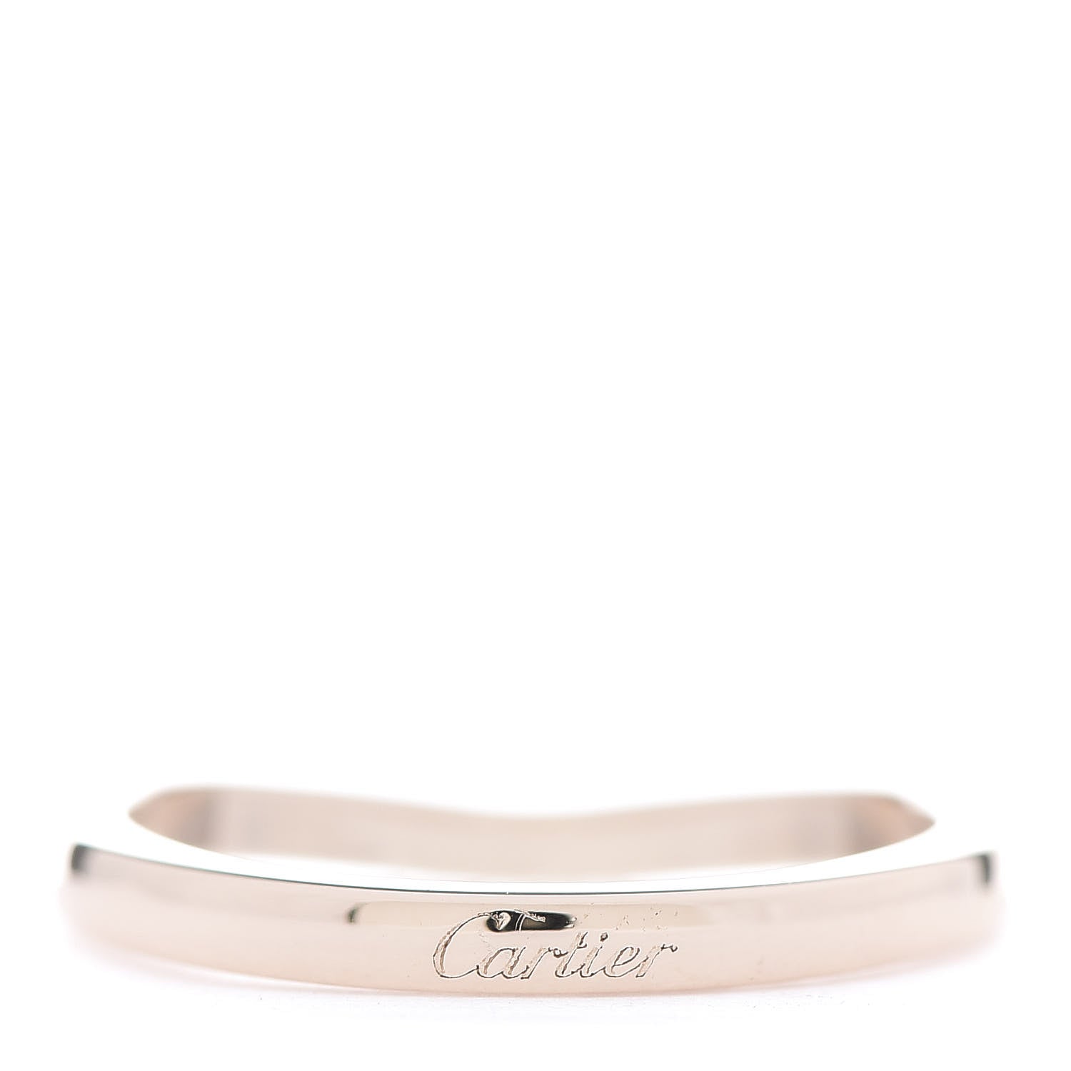 Cartier 18K Pink Gold Diamond Ballerine Wedding Band Ring 49 5 4 of 6