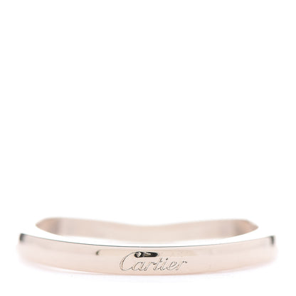 Cartier 18K Pink Gold Diamond Ballerine Wedding Band Ring 49 5 4 of 6