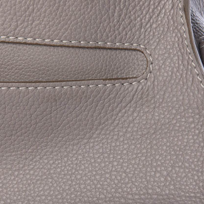 Chloe Calfskin Medium Marcie Round Crossbody Bag Cashmere Grey 12 of 13