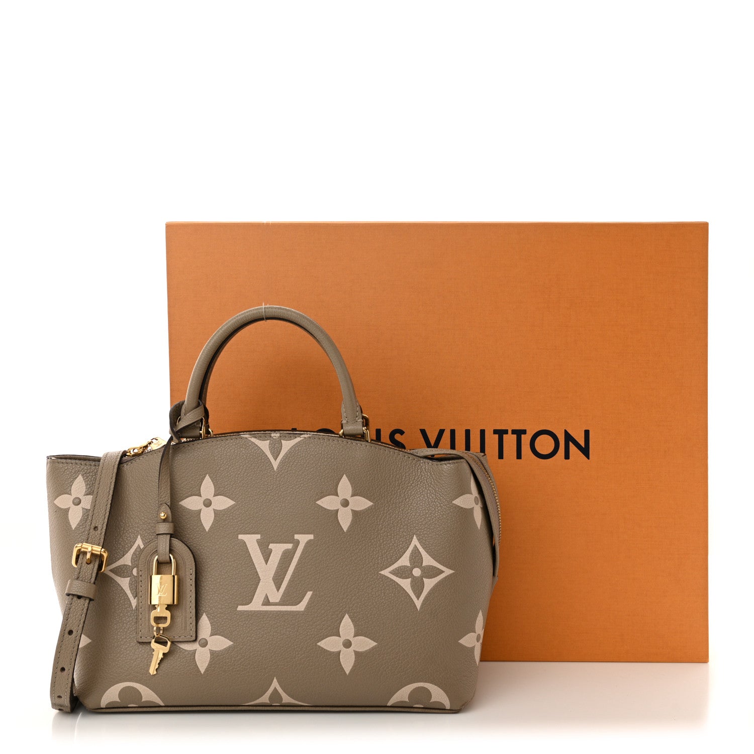 Louis Vuitton Empreinte Monogram Giant Petit Palais Tourterelle Creme 15 of 15