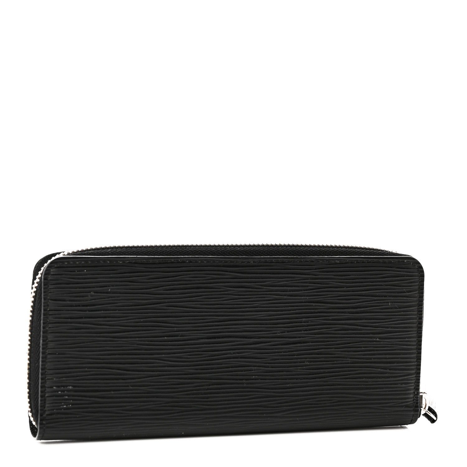 Louis Vuitton Epi Clemence Wallet Black 3 of 7