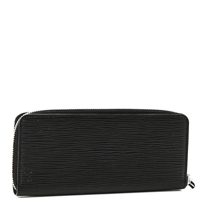 Louis Vuitton Epi Clemence Wallet Black 3 of 7
