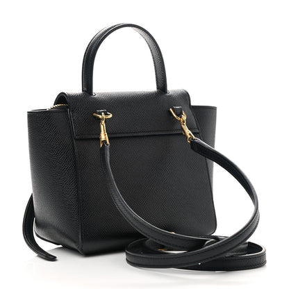 Celine Grained Calfskin Pico Belt Bag Black 3 of 9
