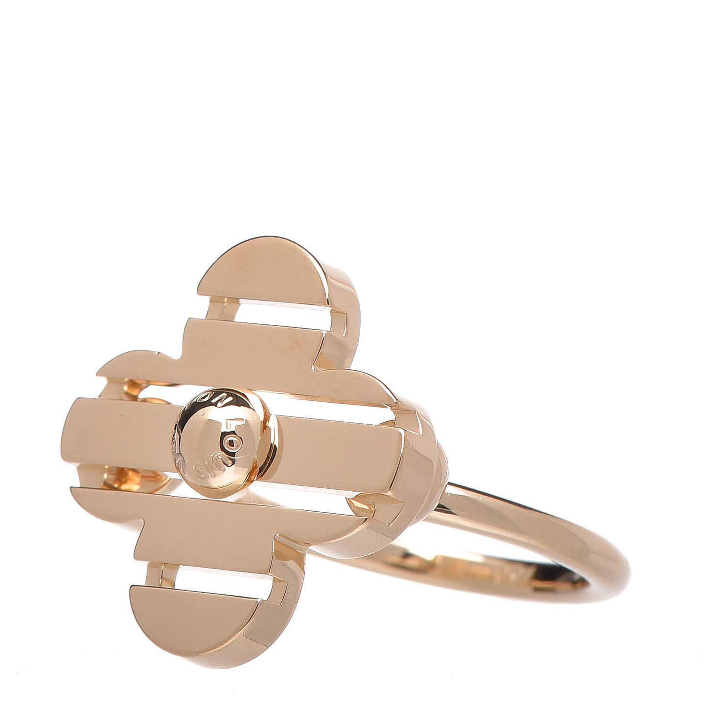 18K Yellow Gold Fleur Ring 50 5.25