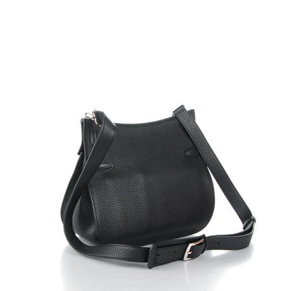 Hermes Taurillon Clemence Jypsiere 28 Black 3 of 9