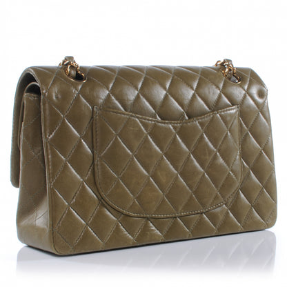 Chanel Lambskin Medium Double Flap Green 4 of 8