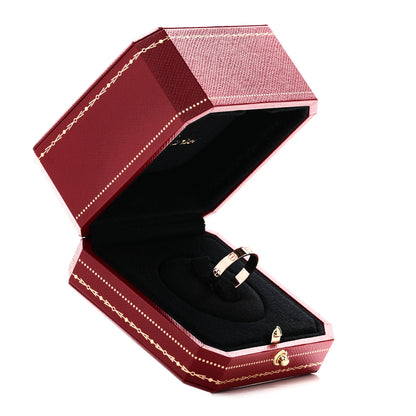 Cartier 18K Pink Gold 3.5mm LOVE Wedding Band Ring 55 7.25 5 of 5