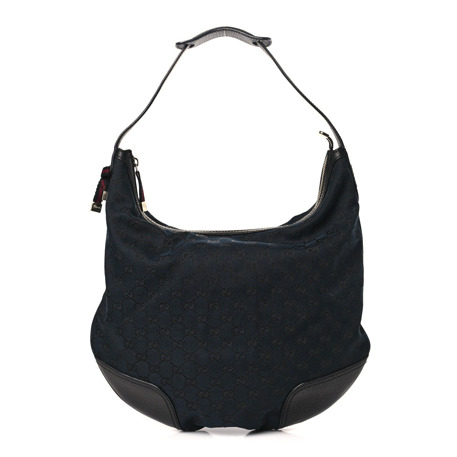 Gucci Monogram Large Princy Hobo Black 1 of 9