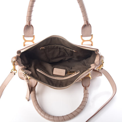 Chloe Calfskin Medium Marcie Satchel Nude Pink 5 of 11