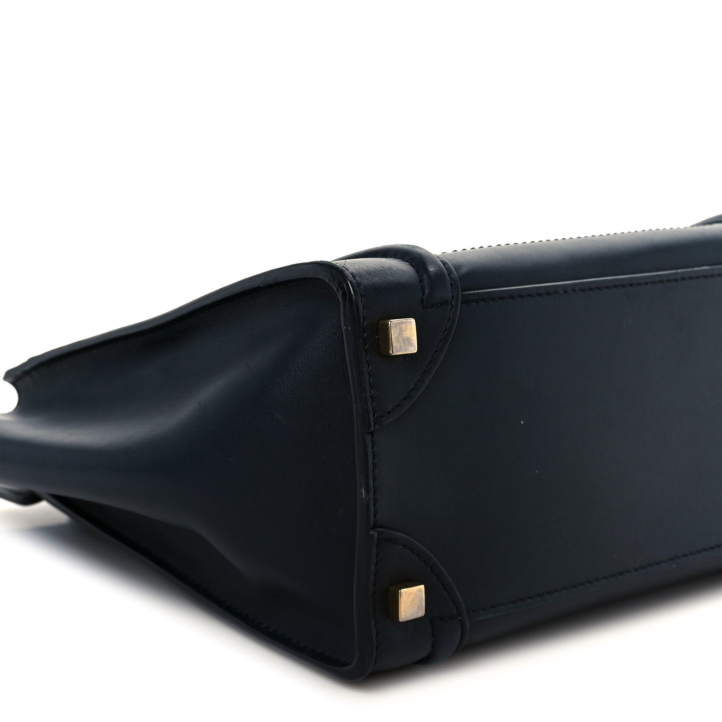 Smooth Calfskin Micro Luggage Navy Blue