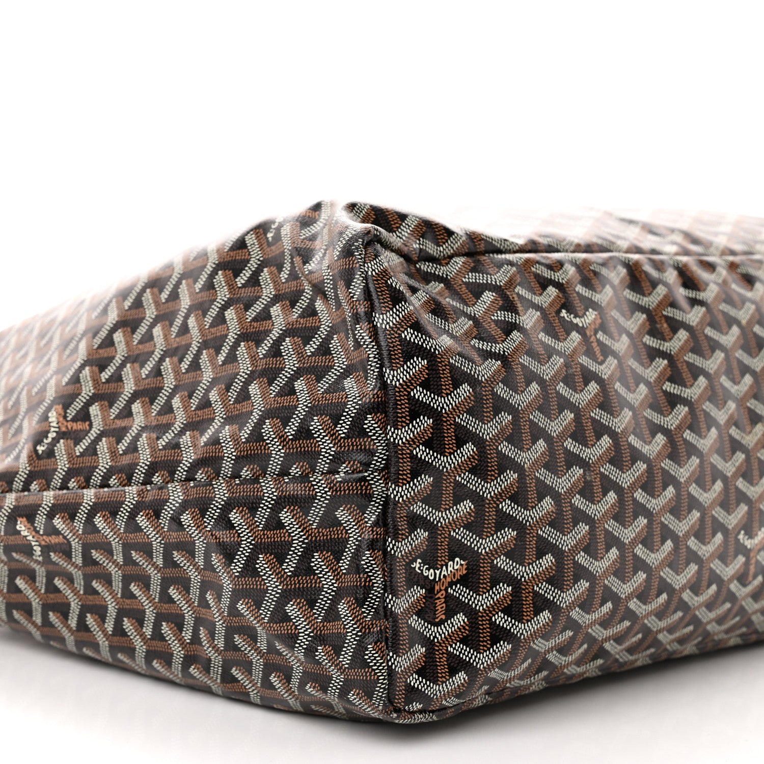 Goyard Goyardine Saint Louis GM Black Gold 10 of 14