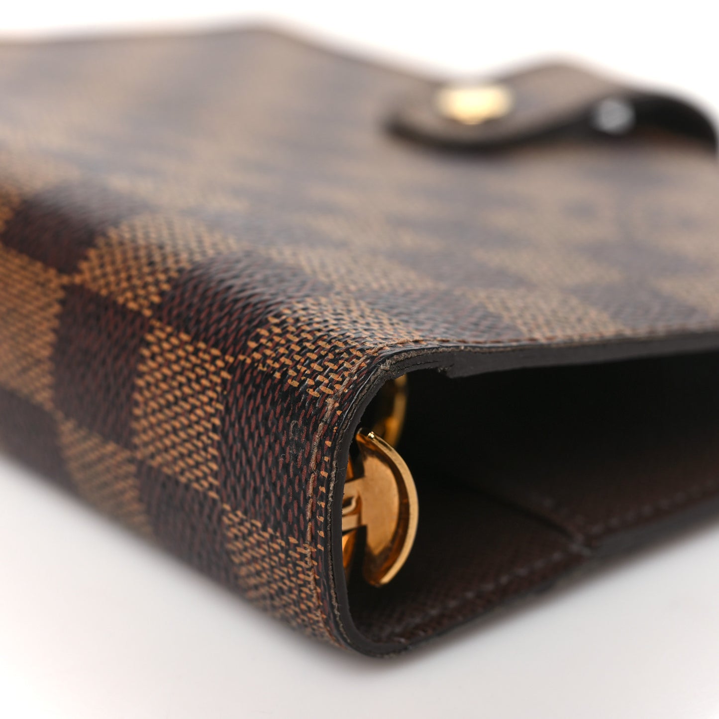 Damier Ebene Medium Ring Agenda Cover