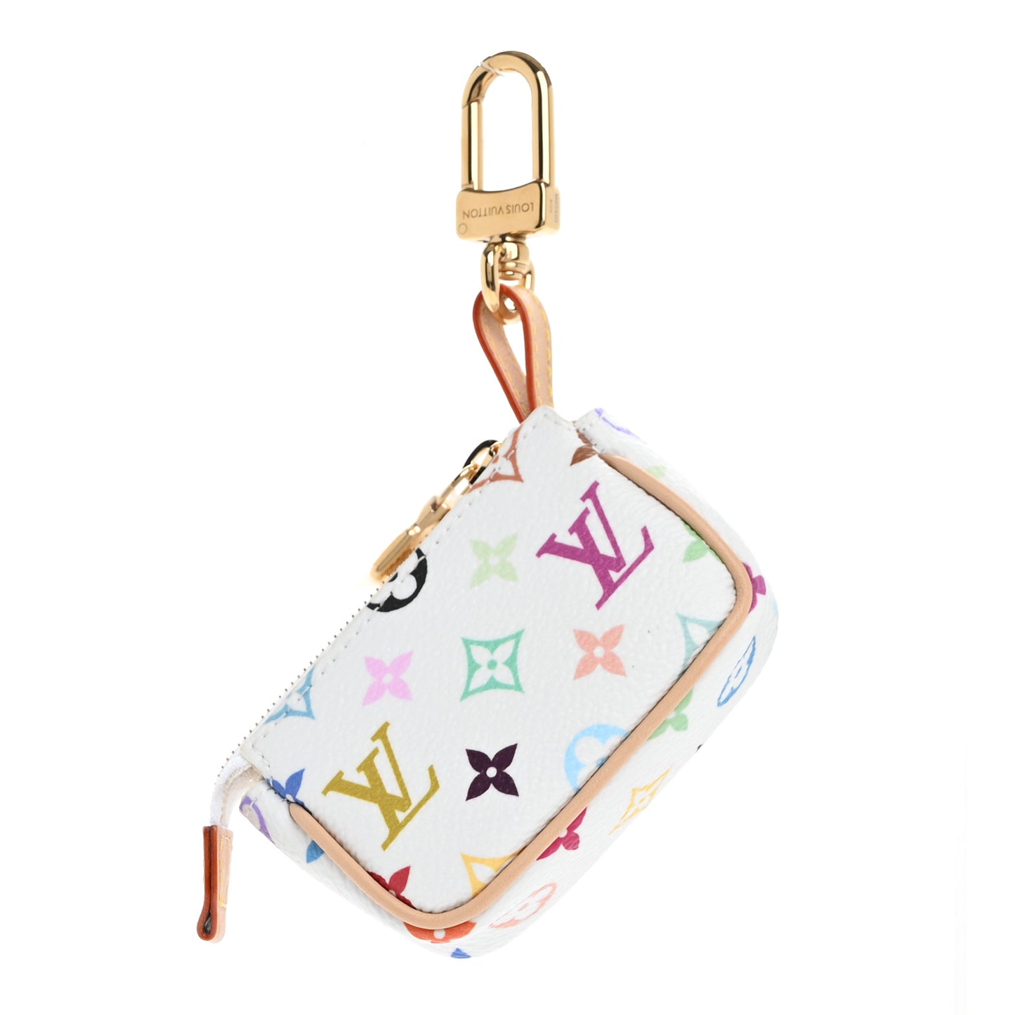 LV X TM Monogram Multicolor Micro Pochette White
