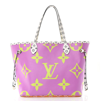 Louis Vuitton Monogram Giant Neverfull MM Pink Lilac 3 of 18