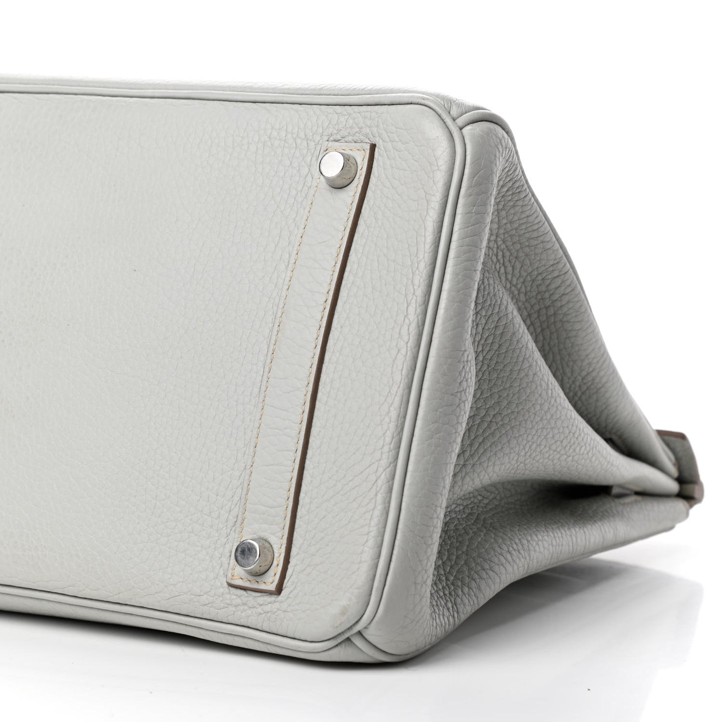 Taurillon Clemence Birkin 35 Gris Perle