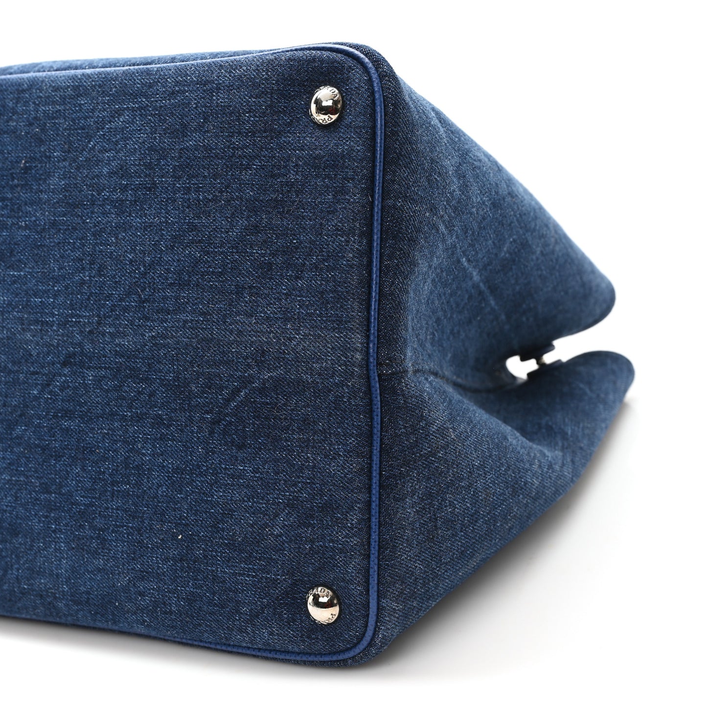 Denim Large Double Bag Blue