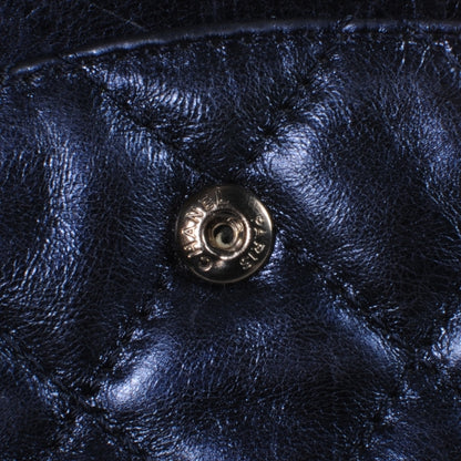 Chanel Calfskin 2.55 Reissue 227 Flap Metallic Blue 9 of 10