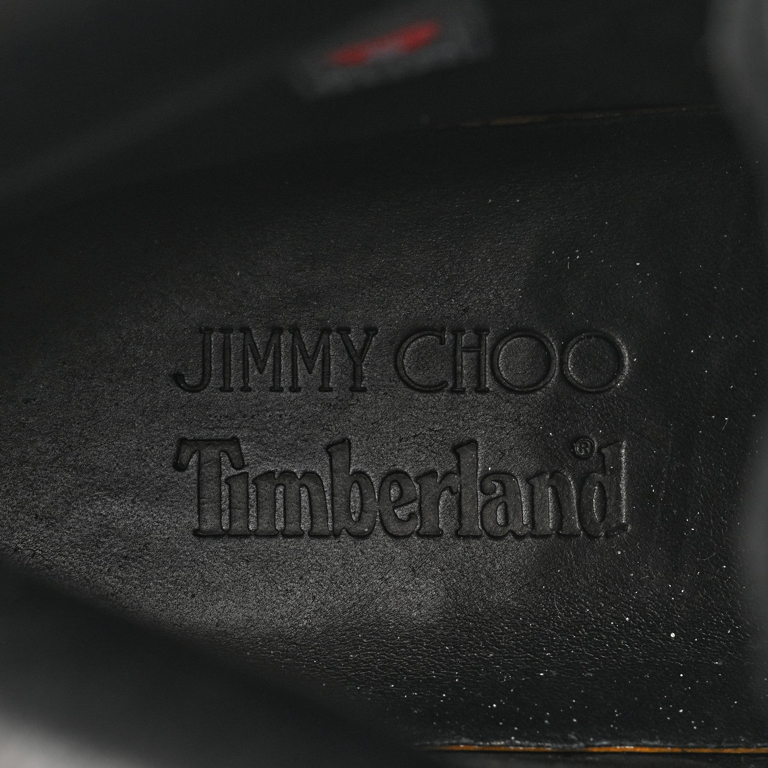 Jimmy Choo X TIMBERLAND Nubuck Glitter Ankle Boots 10 Black Gunmetal 8 of 12