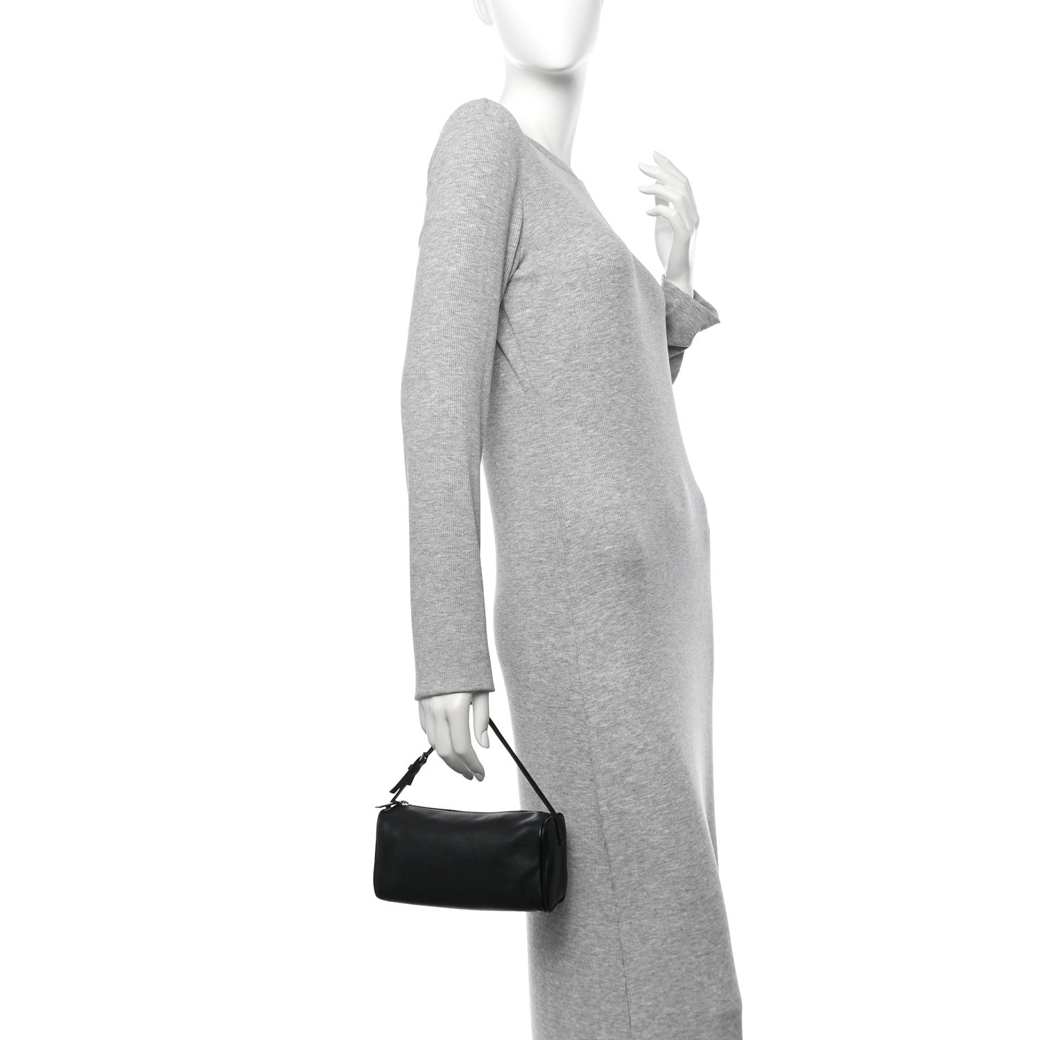 The Row Grained Calfskin 90's Bag Black 2 of 10