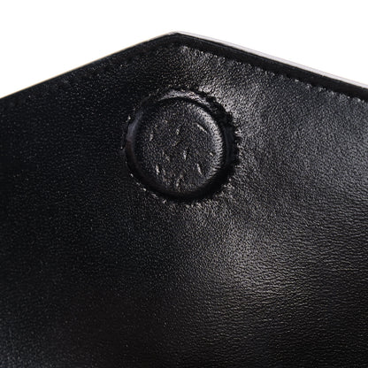 Saint Laurent Smooth Shiny Calfskin Monogram Uptown Pouch Black 14 of 16