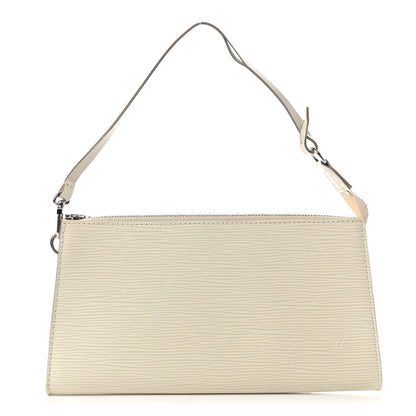 Louis Vuitton Epi Pochette Accessories 24 Ivory 1 of 8