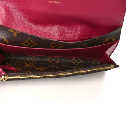 Louis Vuitton Monogram Emilie Wallet Fuchsia 5 of 8