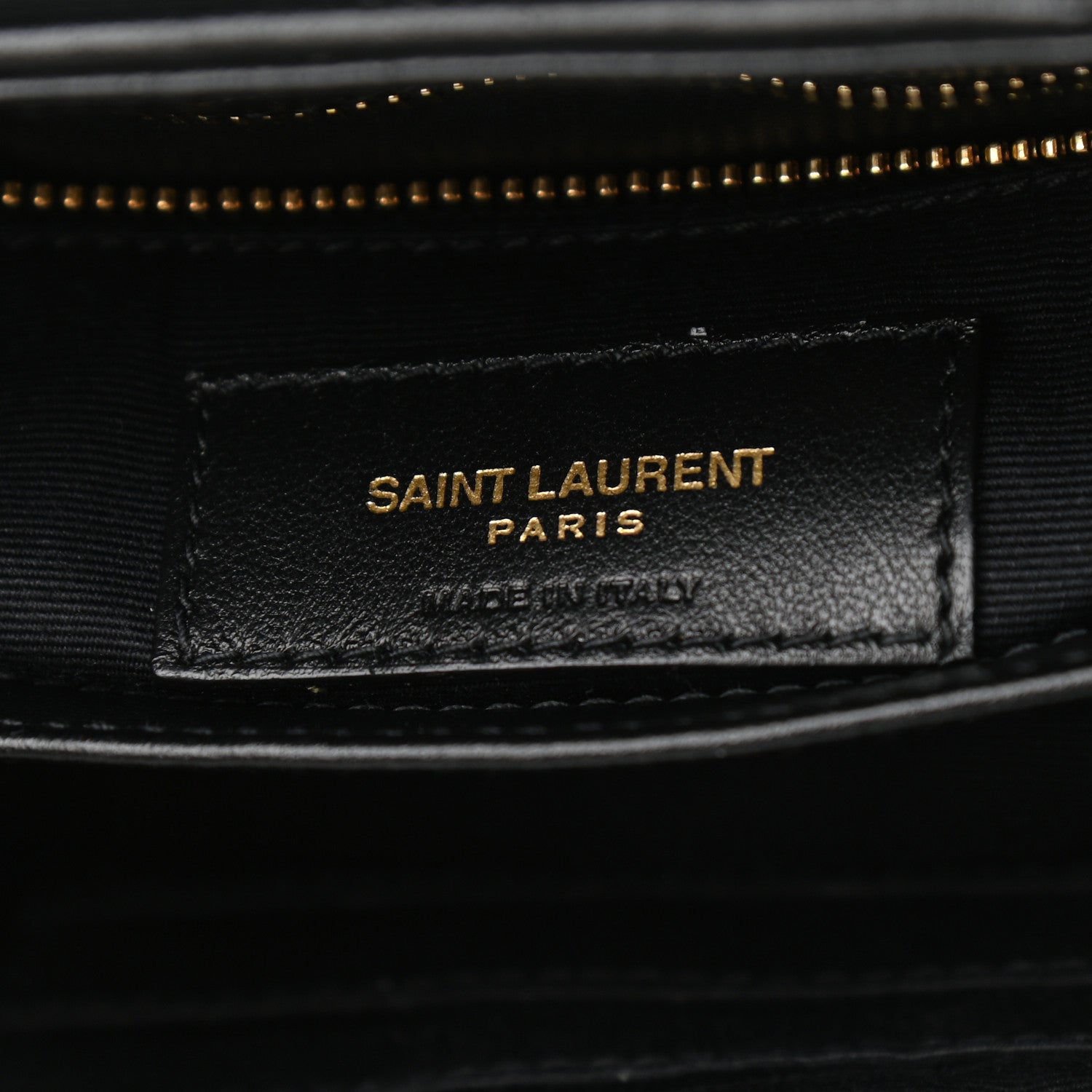 Saint Laurent Calfskin Y Quilted Monogram Toy Loulou Crossbody Bag Black 7 of 12