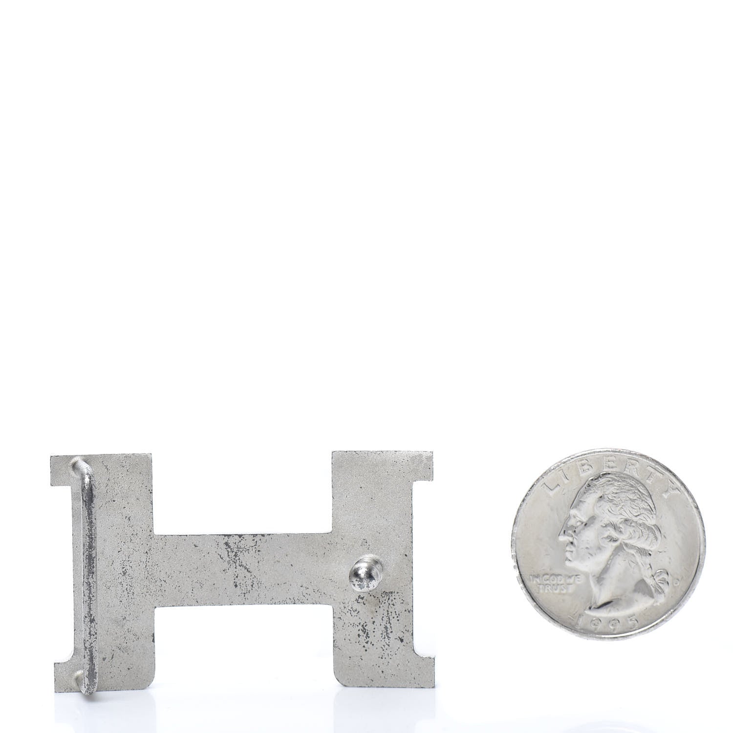 Hermes Polished Palladium Constance 24mm Belt Buckle Silver 2 of 6