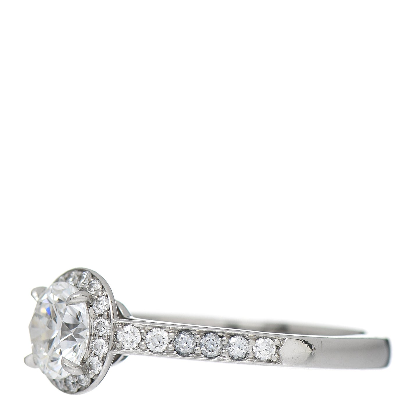 Platinum Diamond .71ct Embrace Engagement Ring 52 6