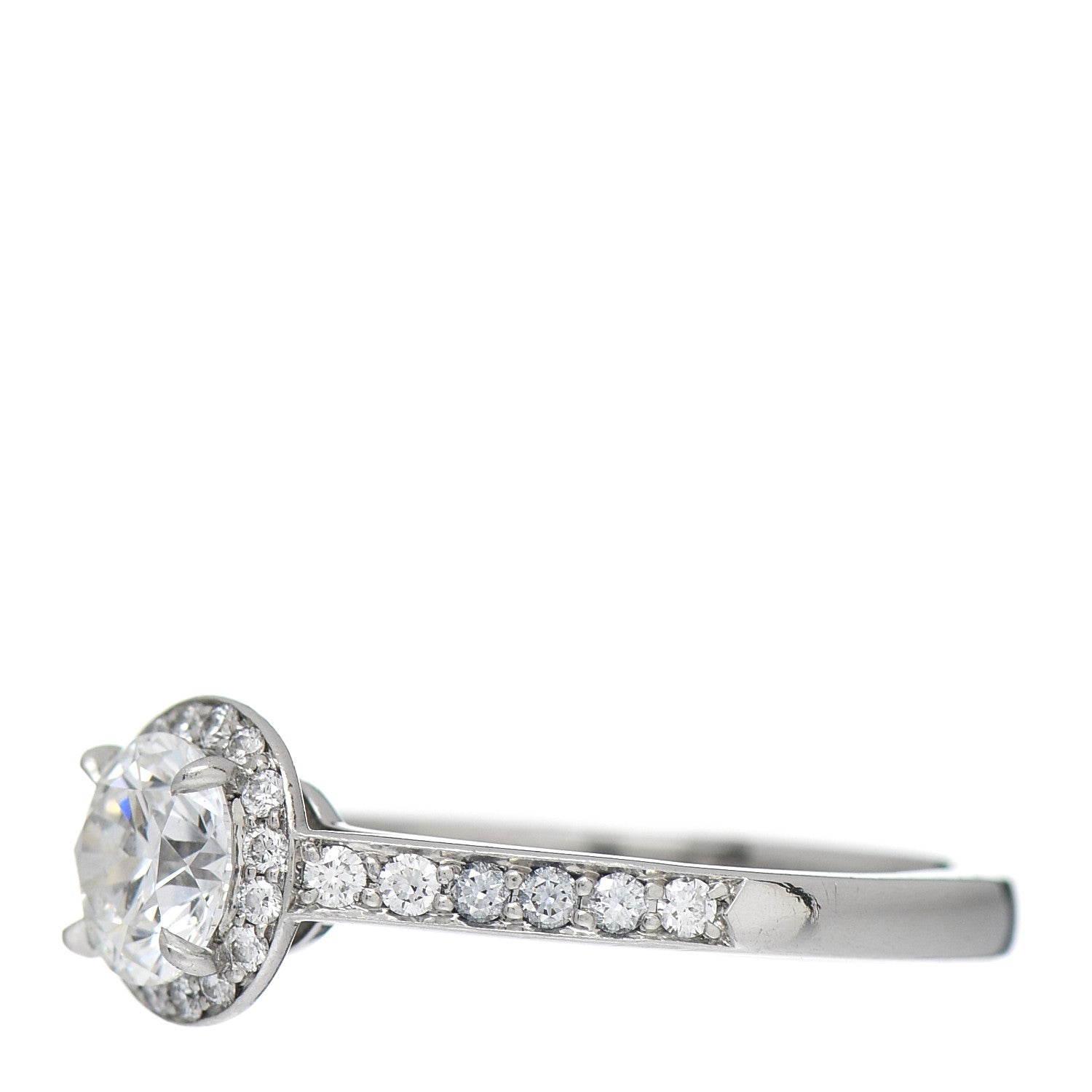 Tiffany Platinum Diamond .71ct Embrace Engagement Ring 52 6 3 of 6