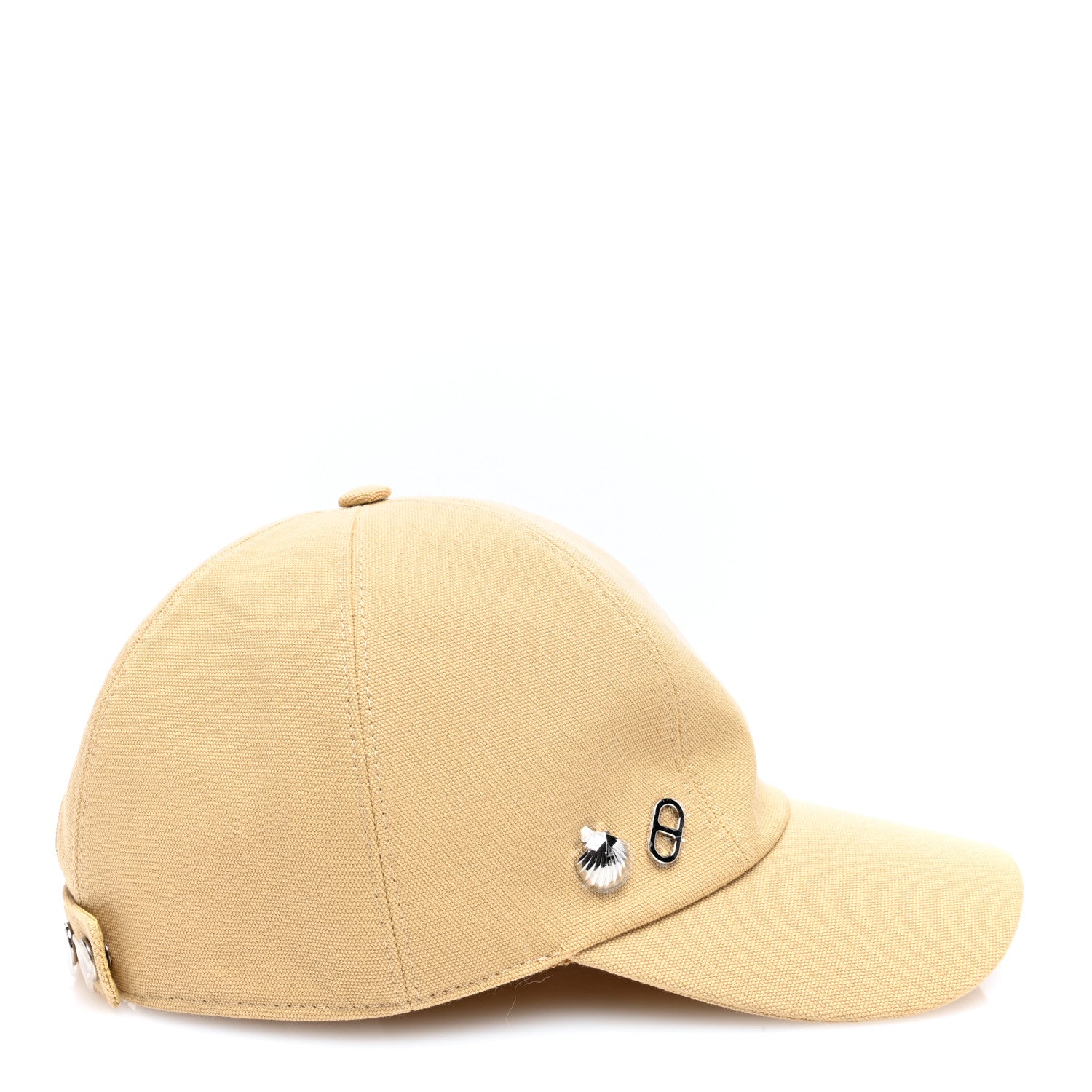 Hermes Cotton Canvas Serena Seashell Cap 59 Bege Albatre 1584090