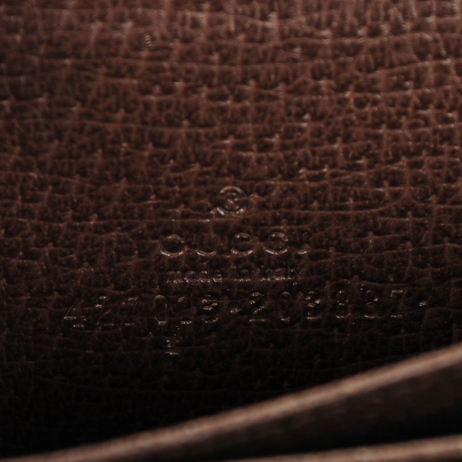 Gucci GG Supreme Monogram Tian Zip Around Card Case Wallet Beige Multicolor New Acero 6 of 6