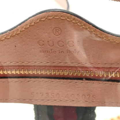 Gucci Vinyl Web Mini Ophidia Transparent Shoulder Bag Perfect Pink 6 of 8
