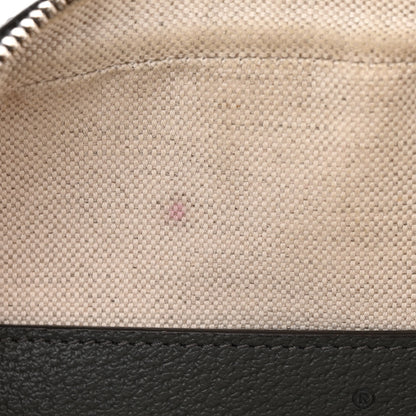 Gucci GG Supreme Monogram Textured Dollar Calfskin Small Ophidia Top Handle Shoulder Grey Black Graphite Grey 13 of 15