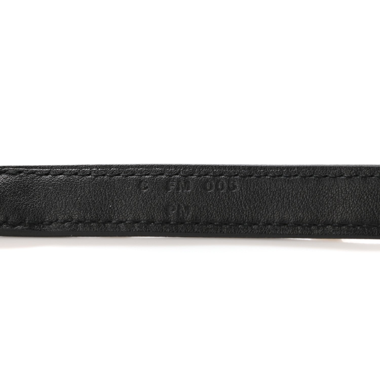 Hermes Swift 16mm Mini Dog Carres Bag Strap Black 4 of 6