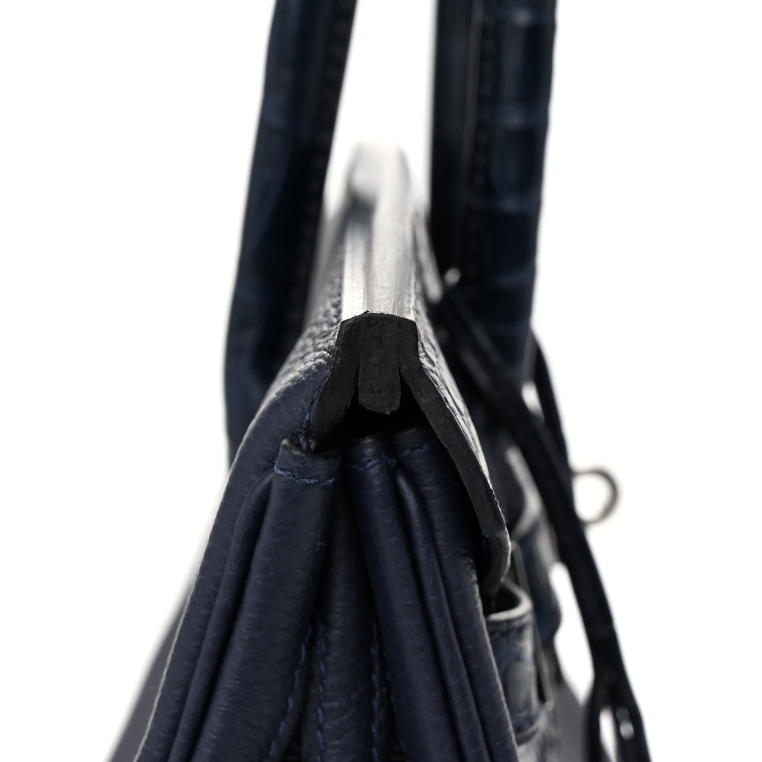 Hermes Togo Matte Alligator Birkin Touch 30 Bleu Nuit Bleu Indigo 12 of 13