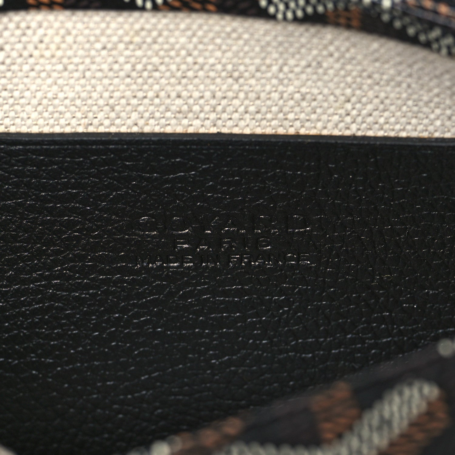 Goyard Goyardine Plumet Wallet Clutch Black 6 of 9