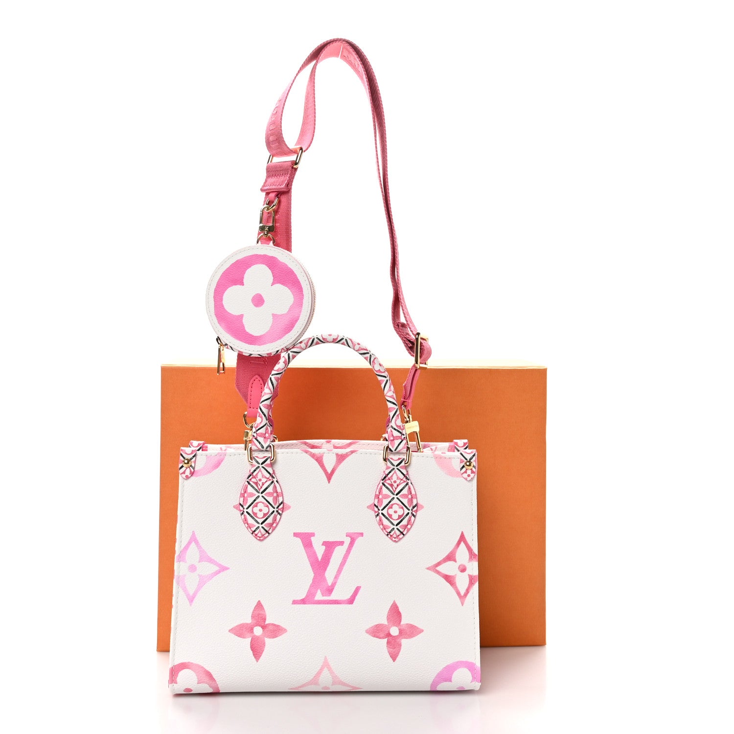 Louis Vuitton Monogram Giant By The Pool 2.0 Onthego PM Pink 10 of 10