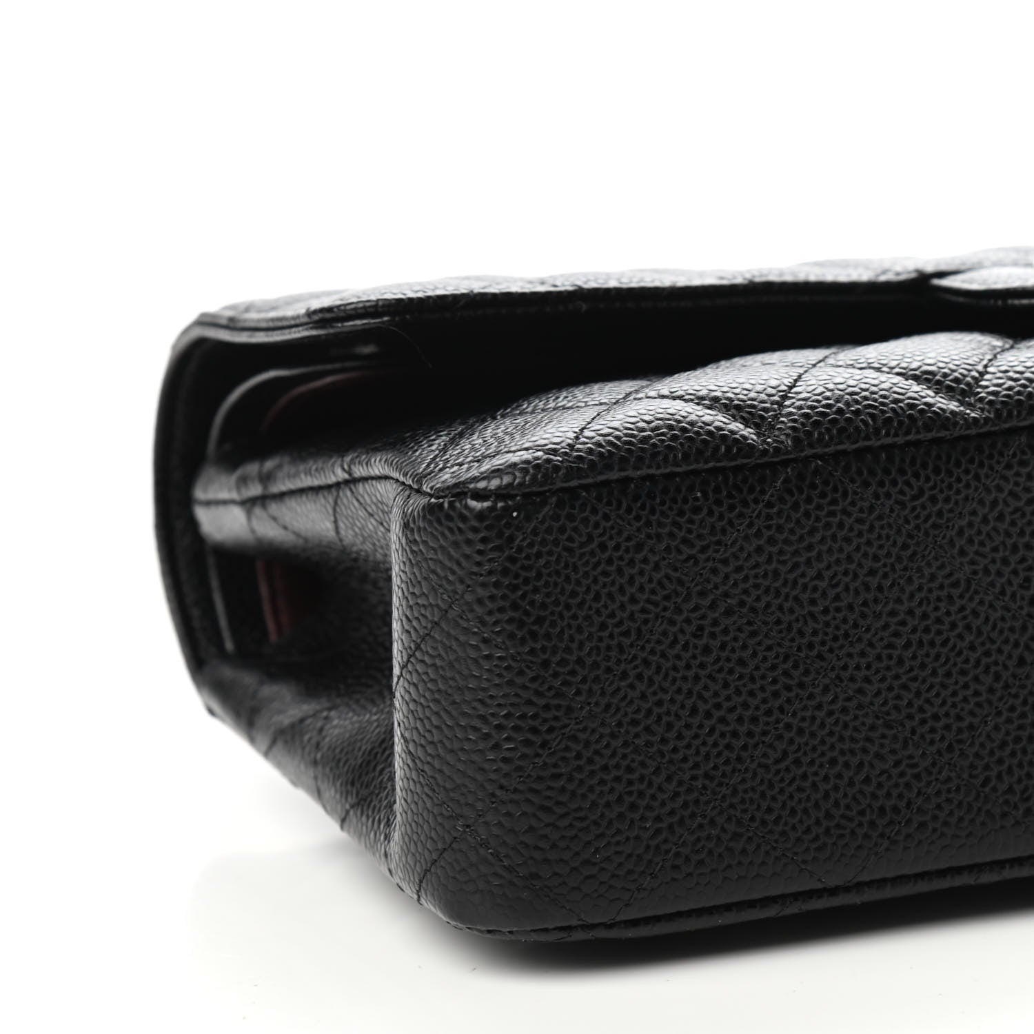 Chanel Caviar Quilted Medium Double Flap Black 8 of 10