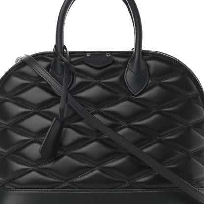 Louis Vuitton Lambskin Studded Malletage Alma PM Black 6 of 11