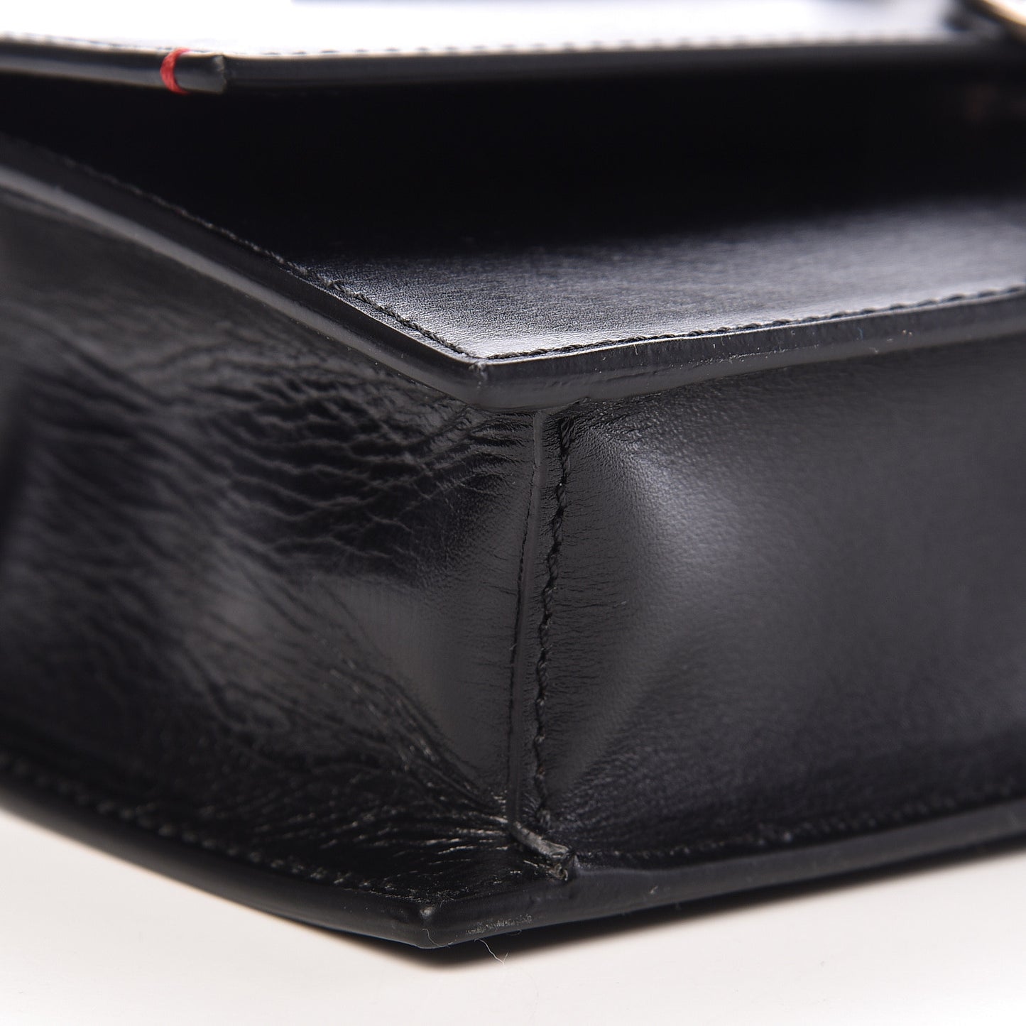 Calfskin VCase Shoulder Bag Black