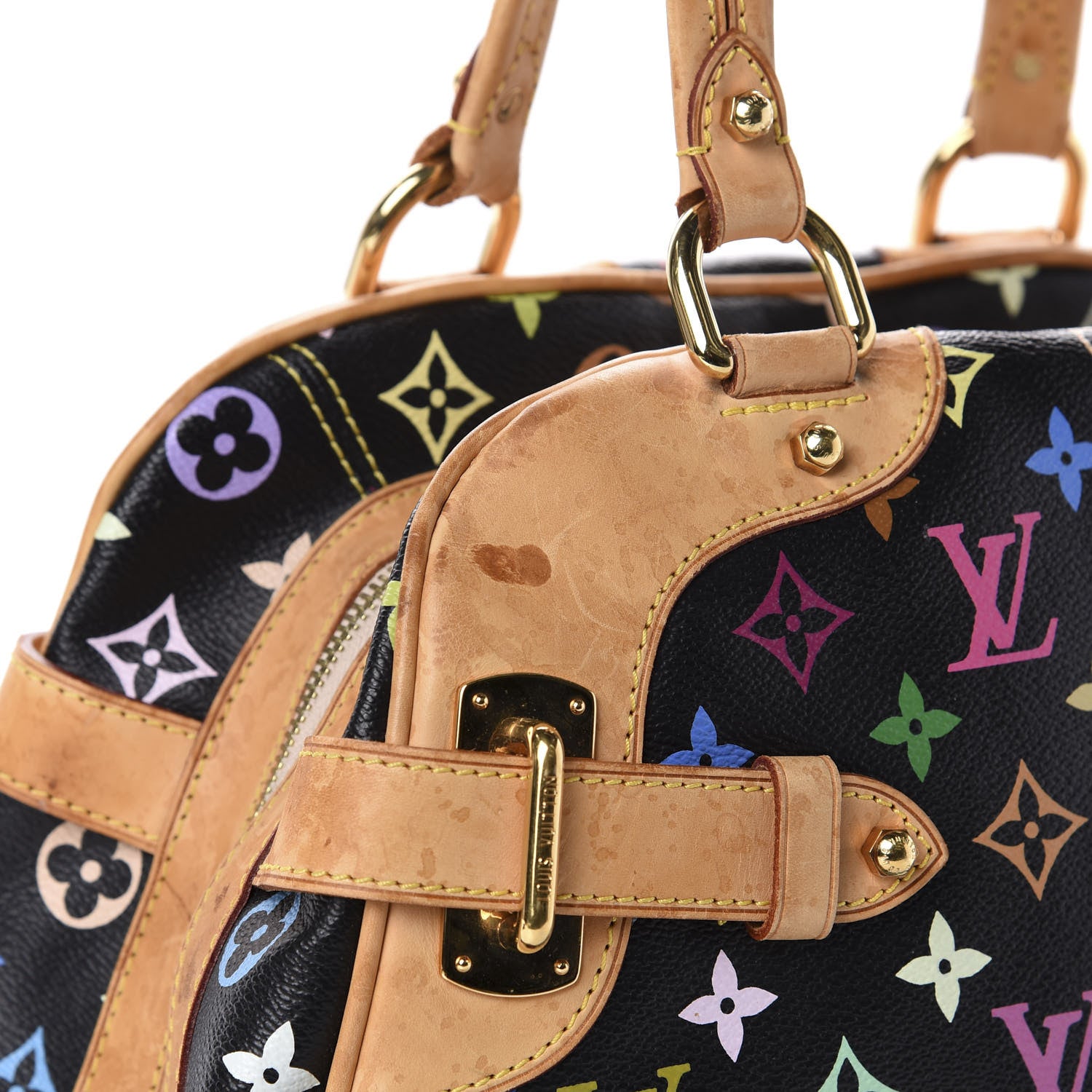 Louis Vuitton Monogram Multicolor Claudia Black 13 of 15