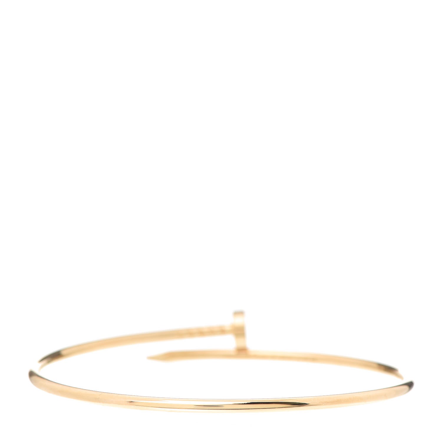 Cartier 18K Yellow Gold Small Juste Un Clou Bracelet 19 3 of 6