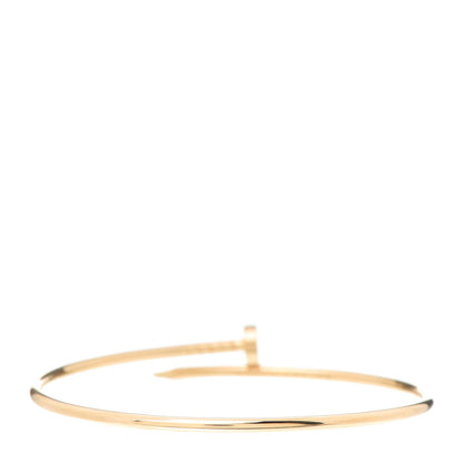 Cartier 18K Yellow Gold Small Juste Un Clou Bracelet 19 3 of 6