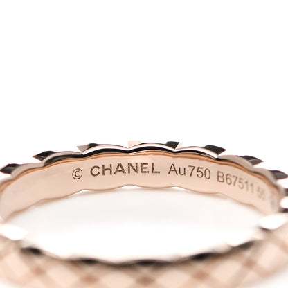 Chanel 18K Beige Gold Mini Coco Crush Ring 55 7 4 of 6
