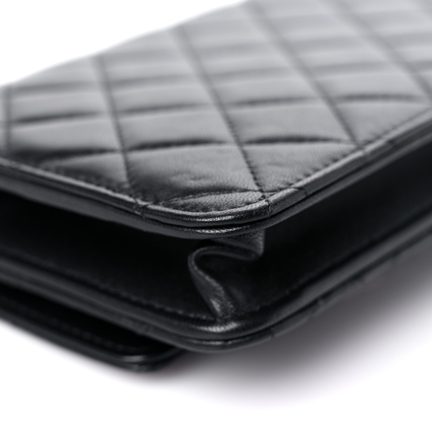 Chanel Lambskin Quilted Trendy CC Wallet On Chain WOC Black 11 of 15