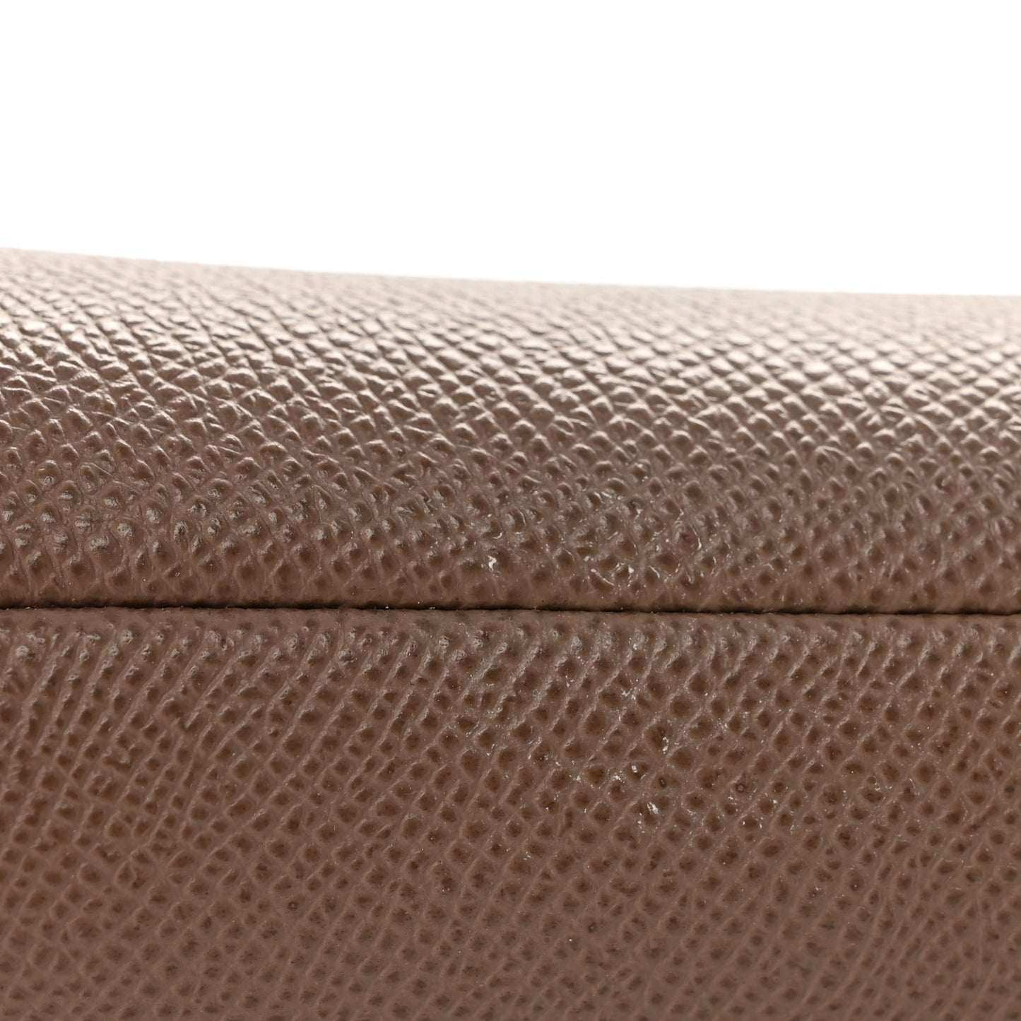 Grained Calfskin Saddle Bag Warm Taupe