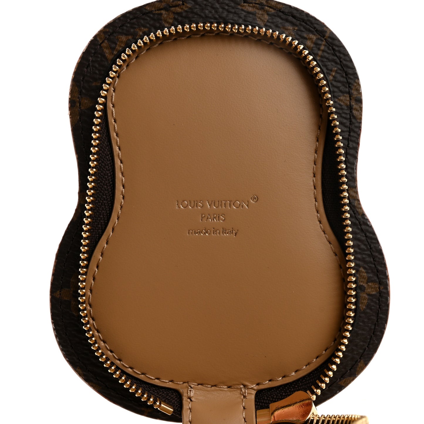 Monogram Calfskin Guitar Pouch Charm Bag Charm