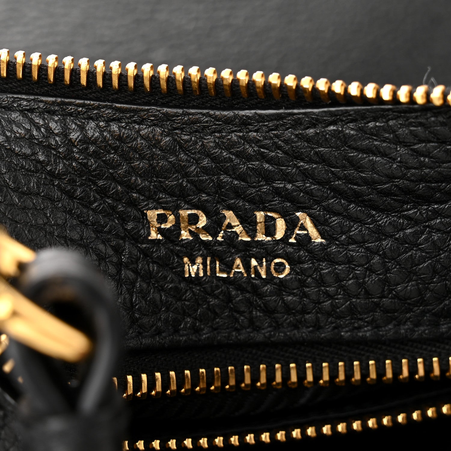 Prada Vitello Phenix Zippered Messenger Hobo Black 6 of 11