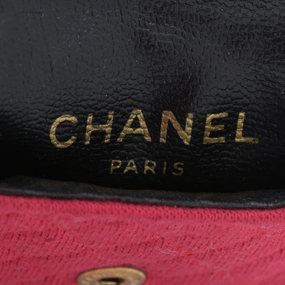 Chanel Jersey Quilted Micro Flap Bag Pink 7 of 9